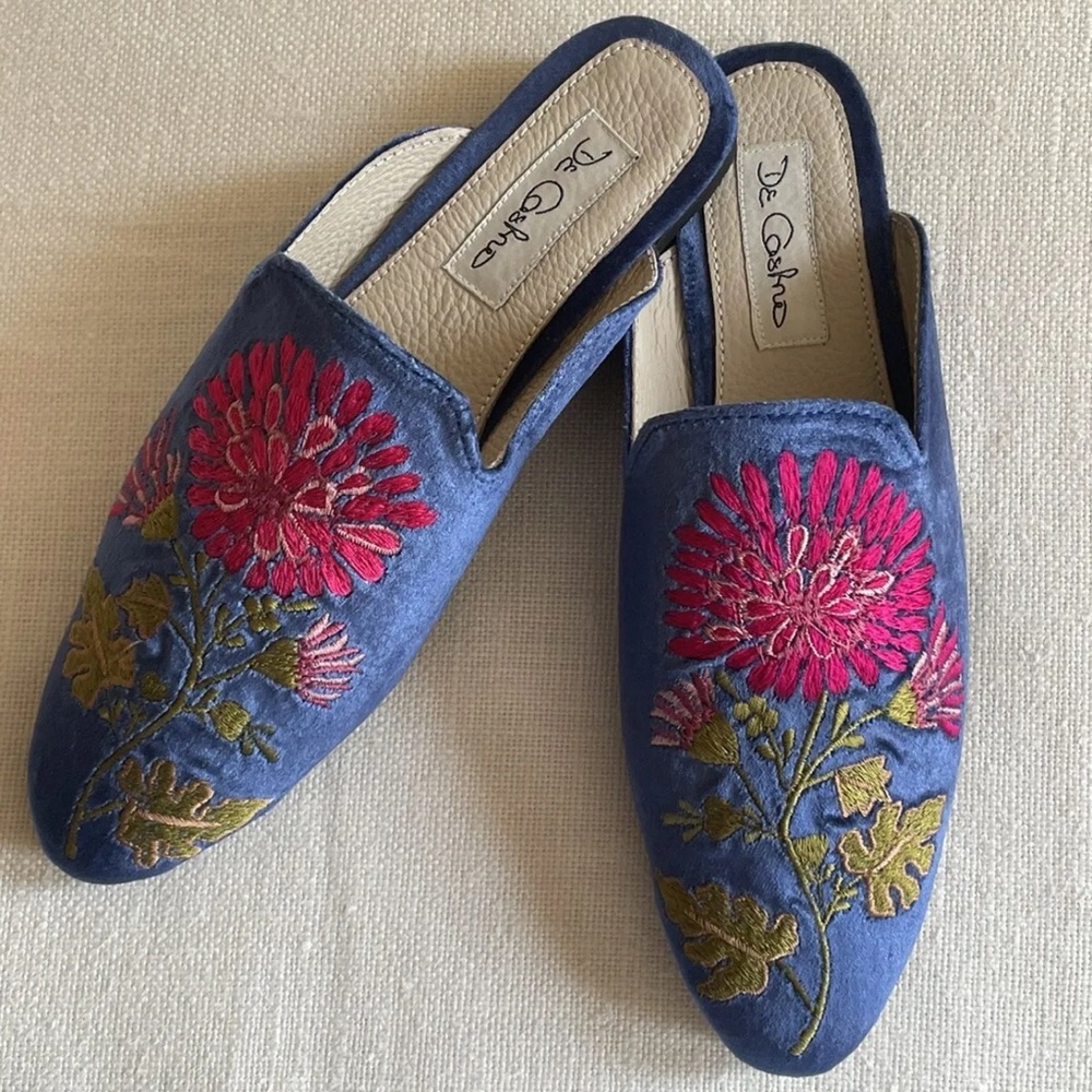 De Castro Moda Floral Slipper